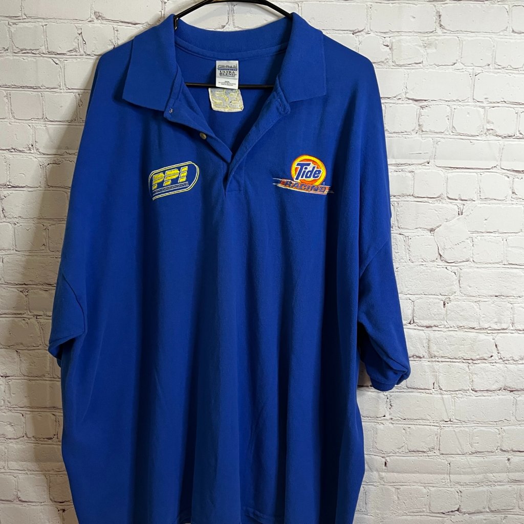 Tide Racing Ppi Motorsports Ricky Craven Mens Team Issued Polo Shirt Size Xxxl